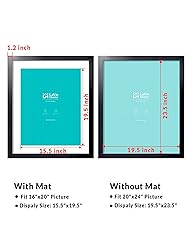 LaVie Home 20x30 Picture Frame Black Poster
