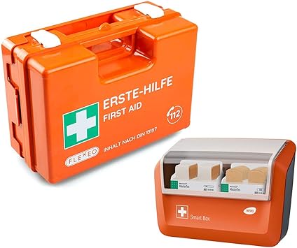 Flexeo Erste Hilfe Koffer Set Din 13 157 Inkl Gefulltem Wero Pflasterspender Amazon De Drogerie Korperpflege