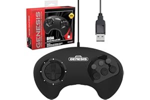 BIG6 CONTROL PAD SEGA GENESIS USB WIRED CONTROLLER