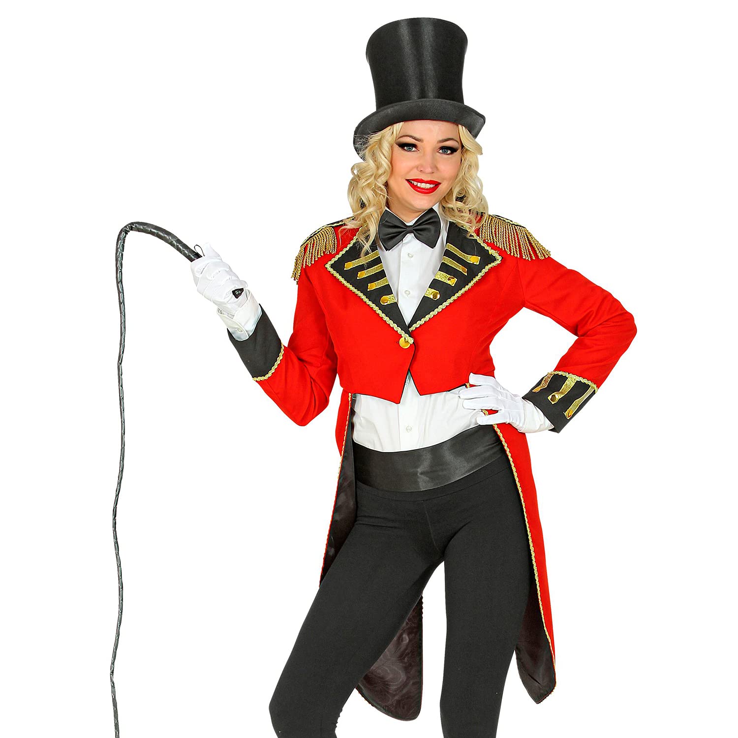Widmann 48461 Circus Director Costume, for Women, Carnival, Themed Party, Multicoloured, S