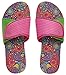 Showaflops Womens' Antimicrobial Shower & Water Sandals for Pool, Dorm and Gym - Paisley Adjustable Slide