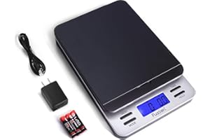 Fuzion Shipping Scale, Accurate Digital Postal Scale 86 lb/0.1 oz with Hold and Tare Function, LCD Display, Auto-Off, Postage