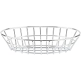 G.E.T. 4-20144 Chrome Oval Metal Wire Basket Metal Wire Baskets Collection