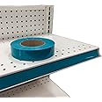 STORE FIXTURES DIRECT Decorative Gondola Shelving Vinyl Insert for Ticket Channel 130' x 1.25", Teal