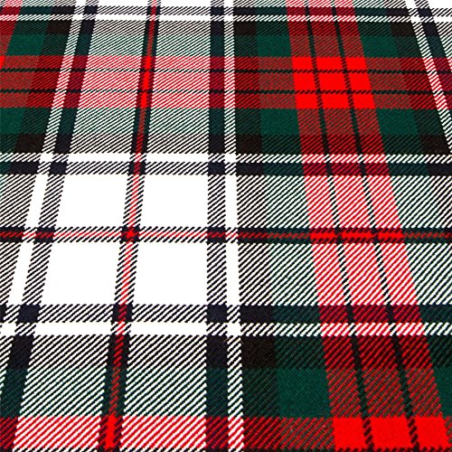 I LUV LTD 16oz Fabric Material Macduff Dress Modern Tartan Heavy Weight 1 Metre