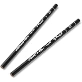 Pasler Underglaze Pencil, Pottery Pencil for Ceramic Pottery Bisque,Greenware - Underglaze Pencil set, Pack of 2 Black