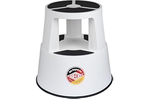 WEDO Super Step Rolling Stool Made of Unbreakable Plastic - Rollable Elephant Foot Step Stool, TÜV GS Approved, Made in Germa