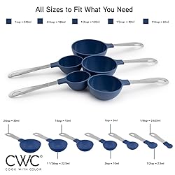 COOK WITH COLOR 12 PC Measuring Cups and Measuring