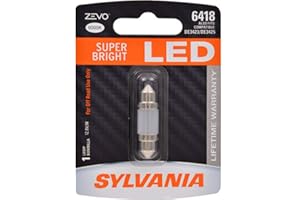 SYLVANIA ZEVO 6418 36mm Festoon White LED Bulb, (Contains 1 Bulb)