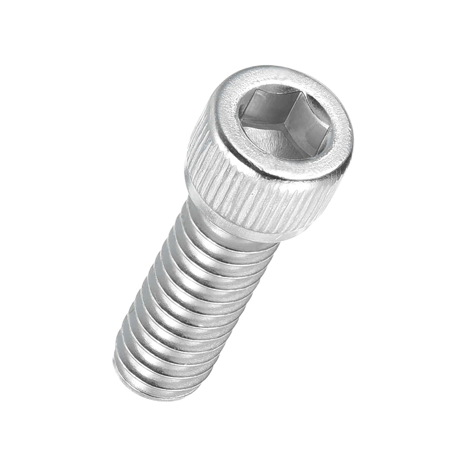 Kozelo 50pcs Socket Head Cap Screws - [1/4"-28 x 3/4"] 304 Stainless Steel Allen Socket Drive for Electrical Motor 3D Printing Fan Engine Replacement Use, Silver — image 1