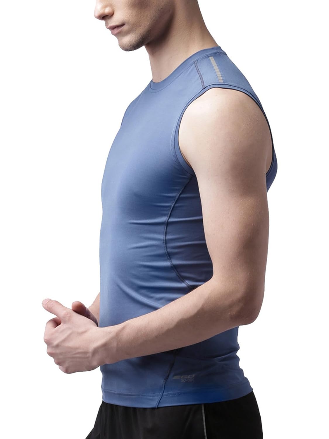 2go men's run body fitted vest