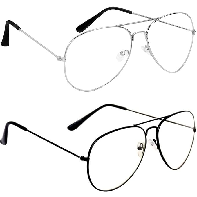Buy Mr. Brand Transparent Stylish Aviator Unisex Sunglasses Night 