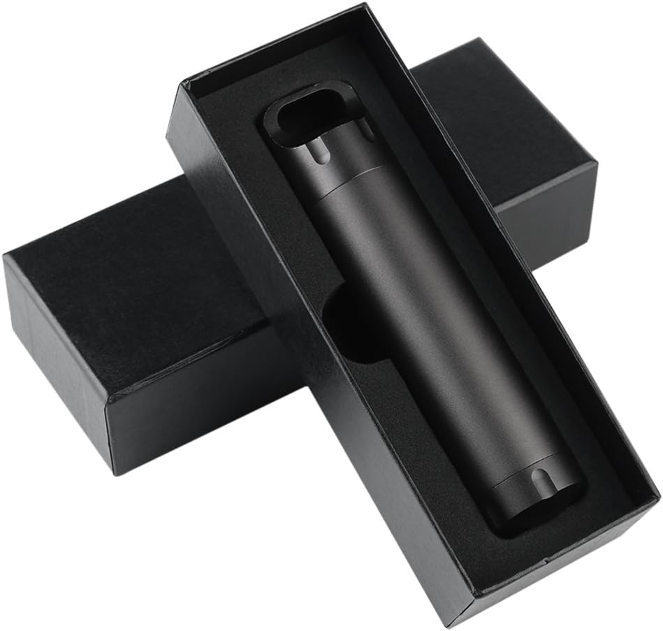 CLINE Outdoor Survival Waterproof Pill Bottle EDC Container,Large Capacity 141mm Aluminum Dry Storage Box Airtight Case Camping Essentials, Gift Pack