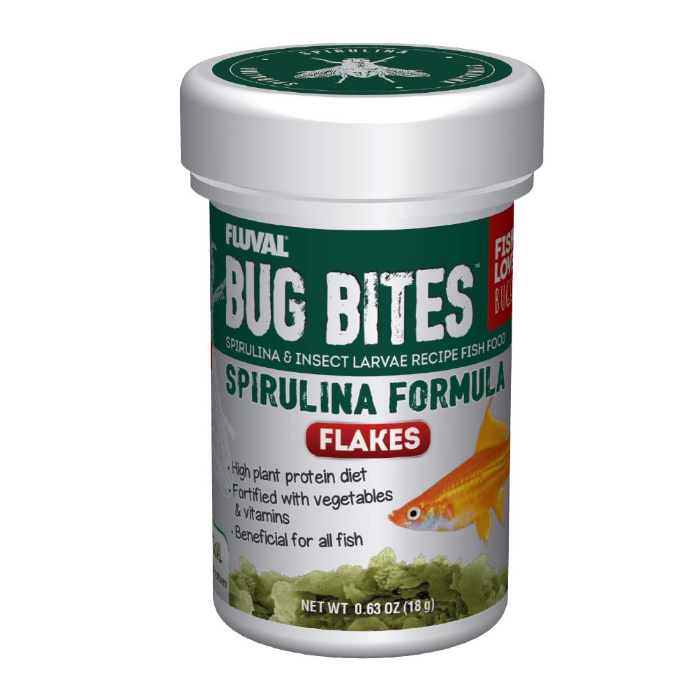 Fluval Bug Bites Spirulina Flakes 18g