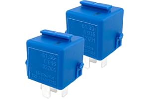 SONZROD 2-Pack V23134-K59-X313 Automotive Relay - 30A 12VDC 4-Pin SPST - Compatible with BMW i3 (2014-2020), X5 (F15/F85 2014-2018), 5 Series (F10/F07 2010-2017) - Fixes Cooling Fan Failures & P0641 Errors