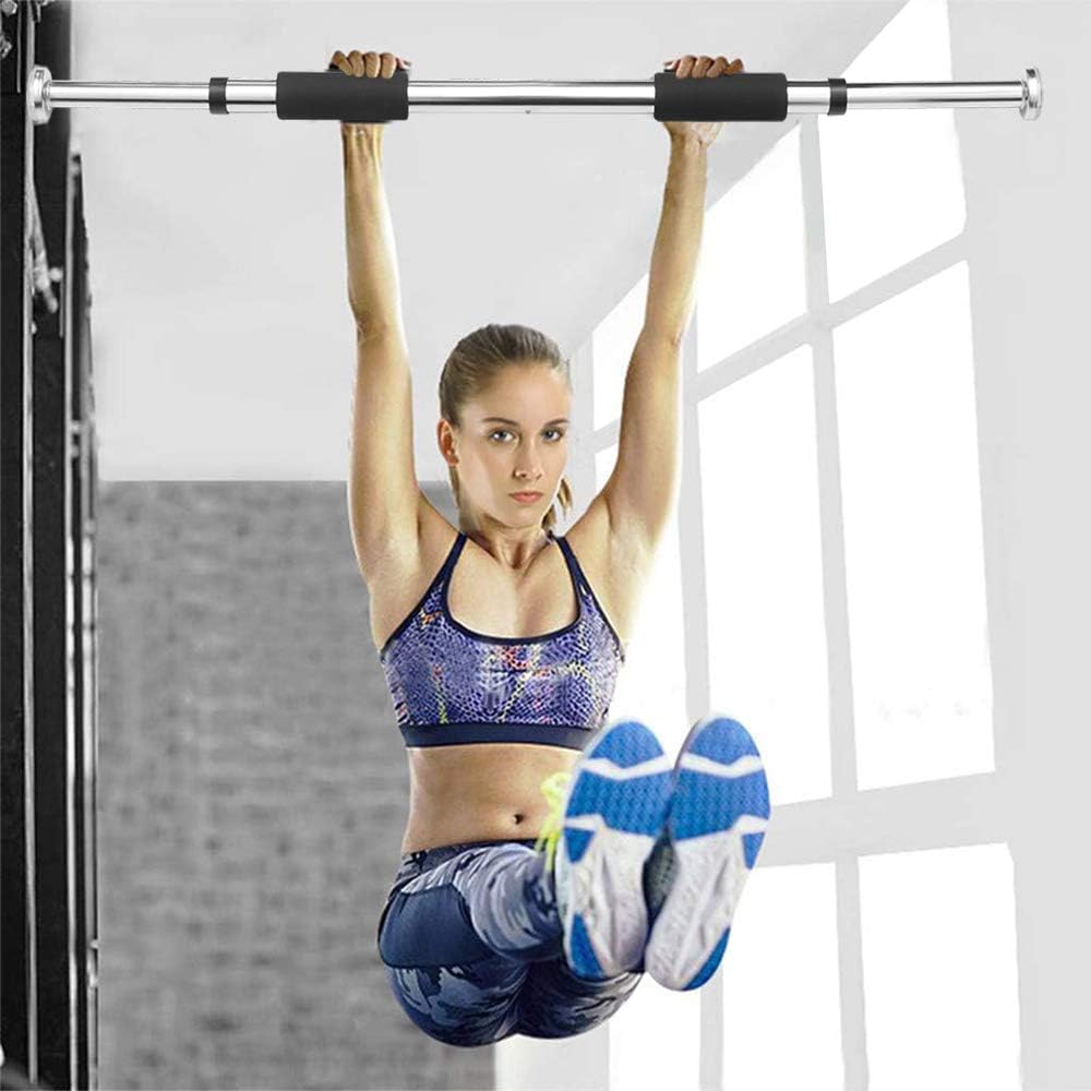 Greenbang Pull-Up Bar, Adjustable 62-100cm Doorway Chin up Bar, Home Door Horizontal Bar No Screw Indoor Fitness