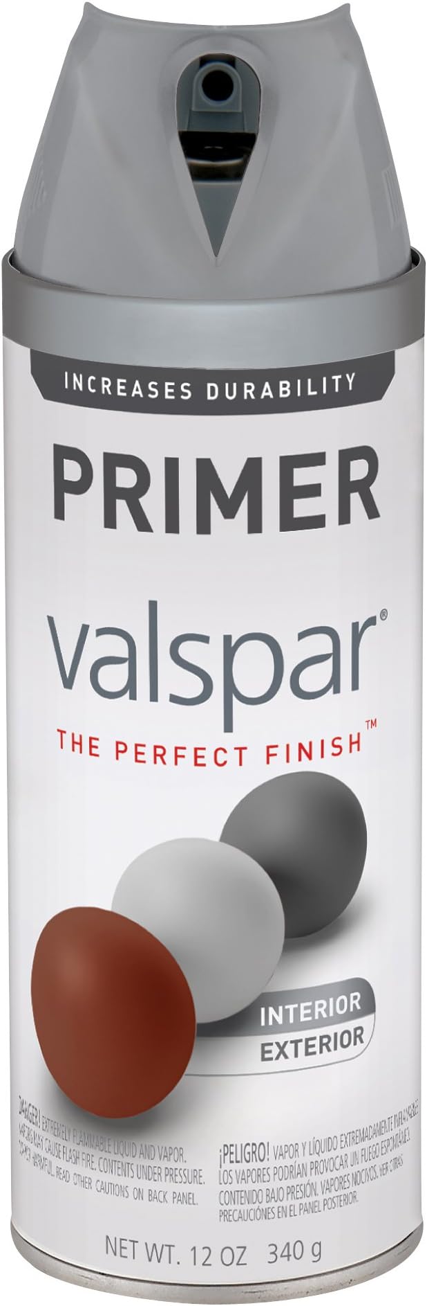 Premium Enamel Spray Paint [Set of 6] Color: Gray Primer