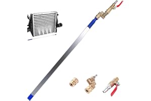 MALLORYX 24'' Radiator Cleaning Wand, Portable Radiator Cleaning Tool, 4500 PSI Radiator Flush and Cleaner Tool, Radiator Pressure Washer Tool for Household Cars, Trucks, RV