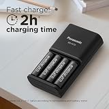 Eneloop Pro SmartPlus Charger for 1-4 AA/AAA with 4x 2500mAh Batteries UK view 4