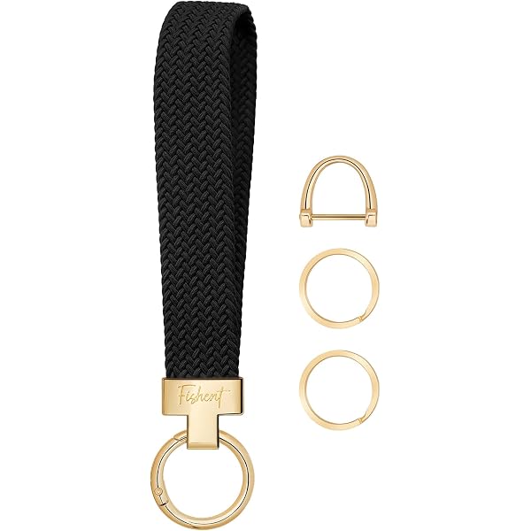 Amiforlily Leather Wristlet Keychain With Wallet - 3 Key Rings & Anti-Lost D-Ring, Cute Keychain For Women
