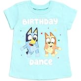 Bluey July 4th Halloween Christmas Birthday School Heart T-Shirt Infant to Big Kid Sizes (12 Months - 10-12)