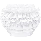 Olreco Baby Bloomers Diaper Covers for Girls Ruffle Bloomers for Toddler Girls Diaper Cover Baby Girl Shorts Infant Underwear