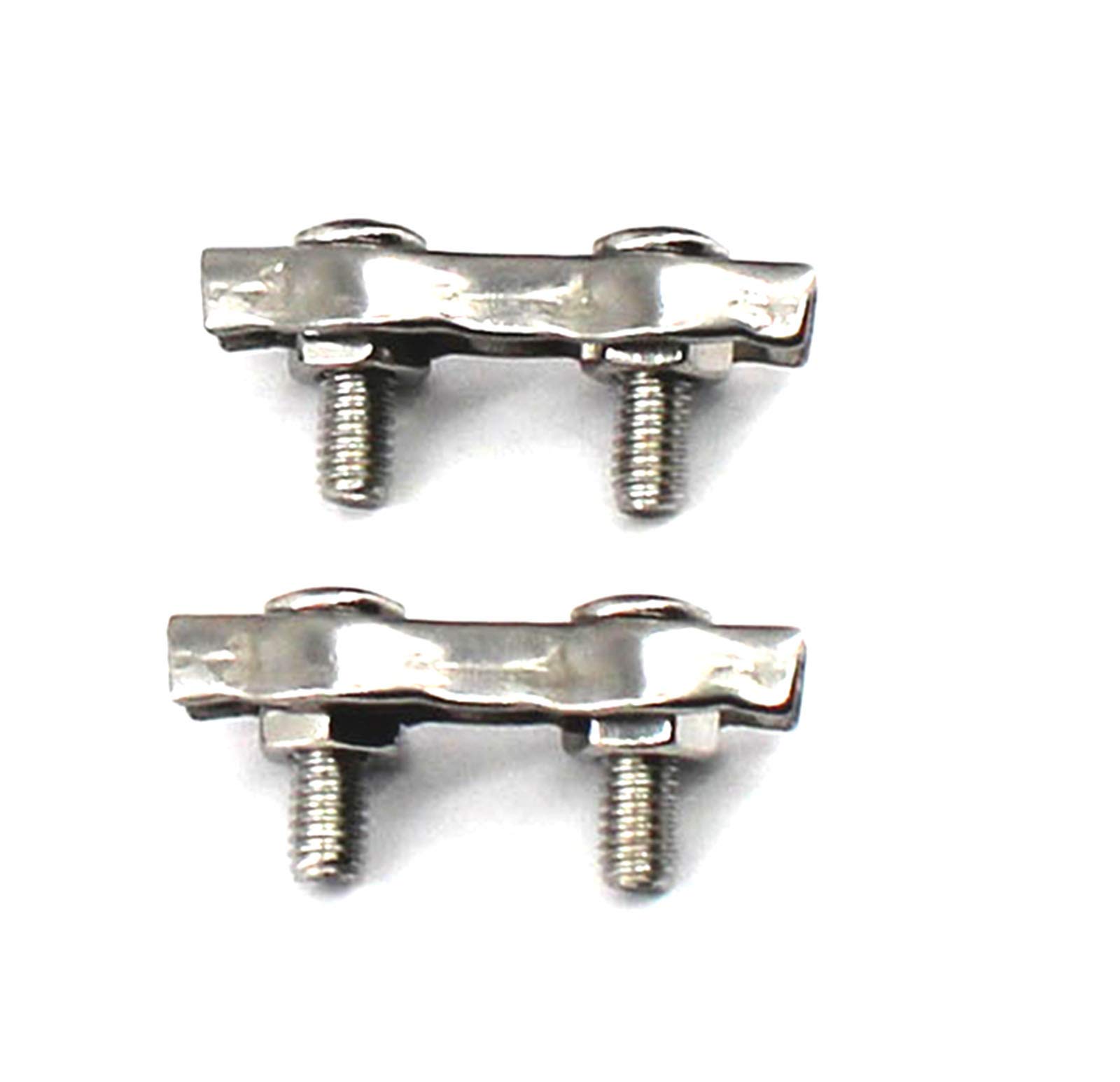 304 stainless steel wire rope clip cable rope double clamp M10 pack of 2 pieces
