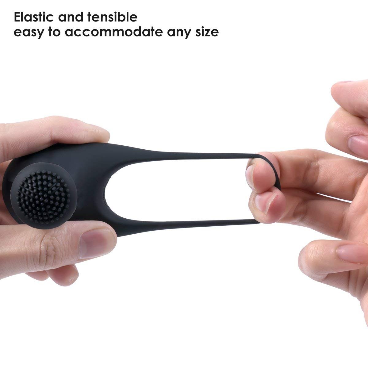 Penisring Vibratoren vibrierender Cockring Medizinisches Silikon Vibrationring 10 Modi Vibration IPX7 Wasserdicht - Starker Motor Penisvibratorring Vagina & Klitoris Stimulator Sexspielzeug für Männer und Paare