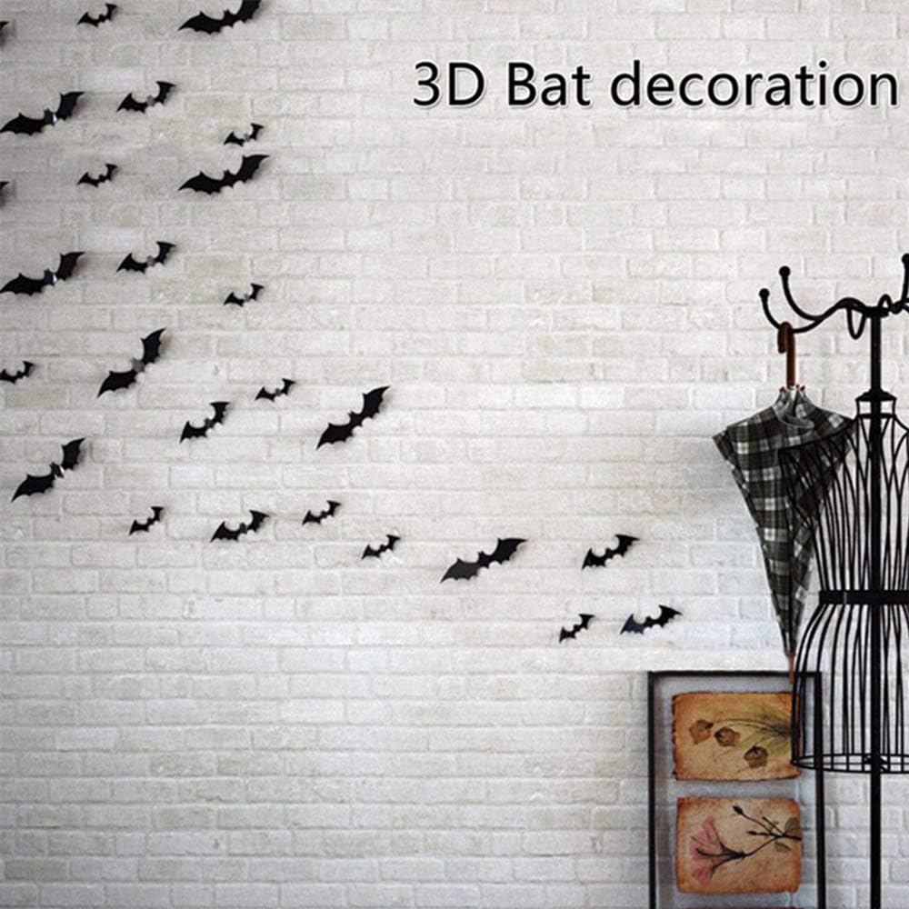 Paint Wall Treatments Supplies 48pcs Halloween Bat Decorations Halloween Decor Happy Halloween Banner Diy Bat Wall Decor 3d Bats Decoration Halloween Wall Decals Window Stickers 2pcs Wall Stickers Murals