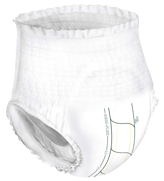 ABENA ABRI-FLEX PREMIUM PROTECTIVE UNDERWEAR, LEVEL 1, (EXTRA SMALL TO XX-LARGE SIZES) LARGE, 14 COUNT