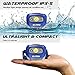 BLITZU Hands-Free Headlamp, Blue, 165 Lumen, Adjustable Light Modes, Battery Powered, Waterproof, Impact Resistant