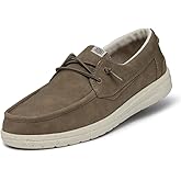 HEYDUDE Men's Welsh Grip Duster Size 8| Men's Loafers | Men's Slip On Shoes | Comfortable & Light-Weight