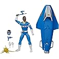 Power Rangers Lightning Collection in Space Blue Ranger & Galaxy Glider 6-Inch Premium Collectible Action Figure Toy, Multiple Accessories