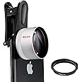 Kase Master Macro Phone Camera Lens Pro with 52mm Filter Adapter Ring for iPhone 16 15 14 13 12 Pro Max Samsung Android, Shoot Distance 40-85mm