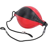 Stylebest Double End Punching Bag, PU Leather Boxing Ball for Training with Adjustable Cord, Improve Reflexes and Speed for All Skill Levels