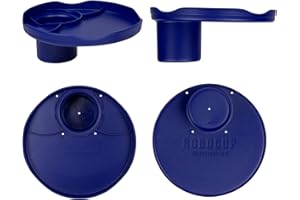 ROBOCUP Plate Accessory, in All 12 Colors, Conveniently Holds Your Food, Snacks, Drinks | Multi-Use Hands Free Project Work Station, Ruggedized Portable Design, Diameter of 8.5"/21.6 CM