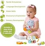VTech My 1st Gift Set Newborn Blue Baby Toys & Rattle Musical Mirror view 3