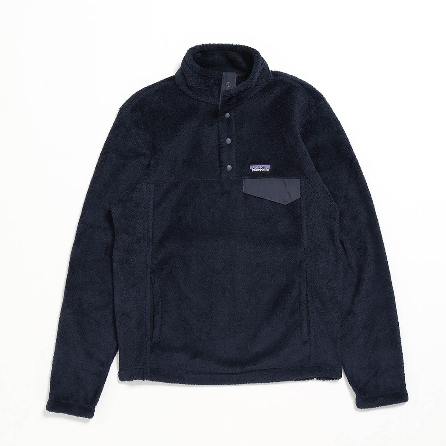 キッズ服(100cm~) patagonia フリース裏地 ネイビー ジャケット 160
