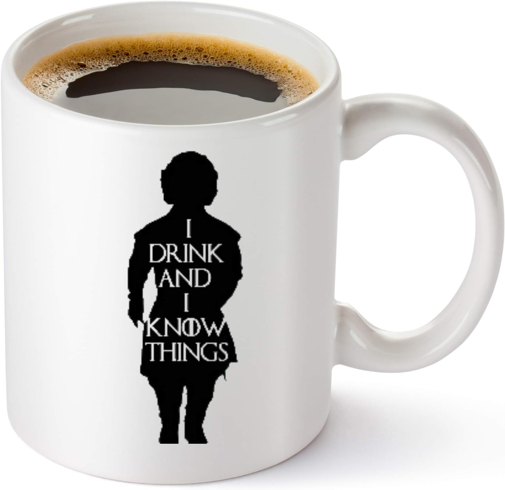 Game Of Thrones Coffee Mug - I Drink And I Know Things Mug - Game Of Thrones Merchandise Gifts For Women And Men - GOT Novelty And Collectibles