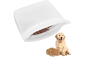 Dog Treat Bag, Waterproof & Hangable Dog Treat Pouch, Sealed & Easy to Clean Silicone Bags for Home Bag