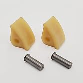 Cam Chain Tensioner Shoes/Pads Kit with Pins for 1999-2006 Harley Twin Cam | Works with Inner or Outer Tensioners &ndash; SOLD AS A PAIR &ndash; Made of High Performance Polymide Stanyl &ndash; Made in the USA