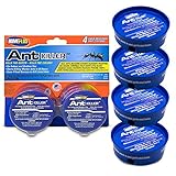 Home Plus Ant Killer (4-Pack), Metal Ant Traps Indoor & Outdoor, Ant Bait Station, Effective Ant Control System, 4 Cans Ant Bait Traps, Ant Traps w/Food-Based Attractants, Pesticide-Free Ant Baits