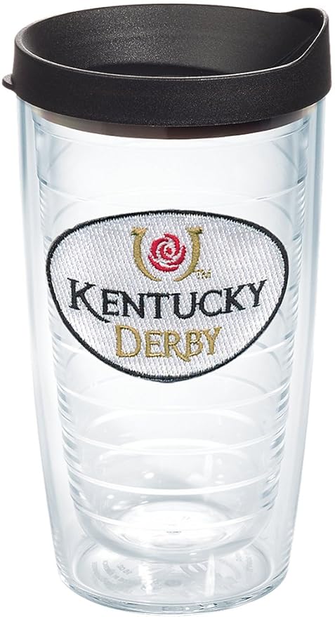 Buy Tervis 1076703 Kentucky Derby Logo Insulated Tumbler With Emblem And Black Lid 16oz Clear Online At Low Prices In India Amazon In
