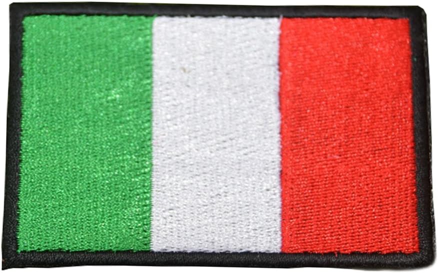 Italy Flag Patch Embroidered Military Tactical Flag Patches