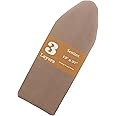 Seiritex Small Ironing Board Cover 13 x 37 inch, Fits Over The Door Ironing Board, Heat Reflective Thick Padding with Hook and Loop Fasteners, 3 Layers Iron Board Cover (Brown)