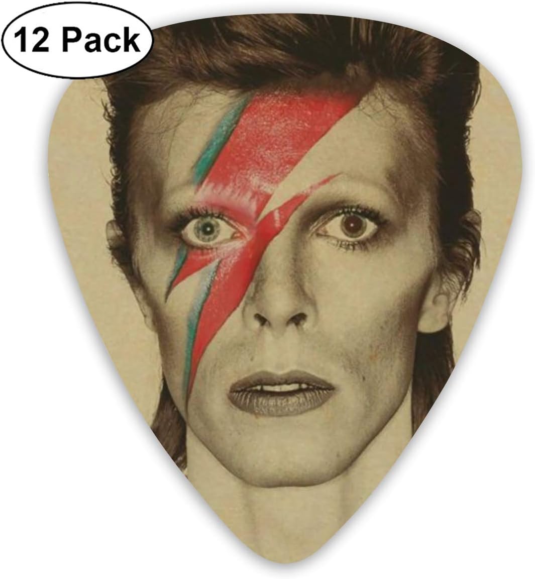 David Bowie Guitar Picks (12-Pack)- Guitar Accessories For Acoustic, Electric And Bass Guitars