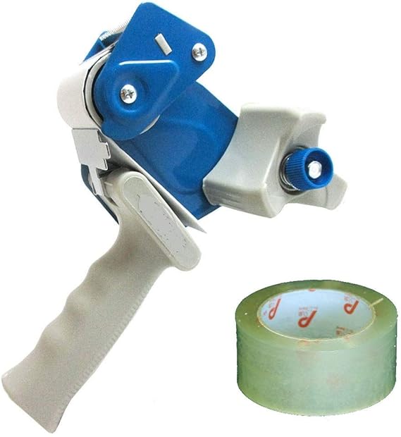 ProLine Packing Tape Dispenser Gun Plus 1 Free Roll of