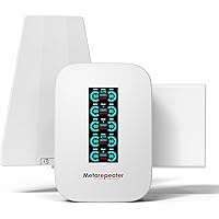 Cell Phone Booster with Big LCD Display, Cell Signal Booster for House Up to 6000 sq. ft, Boost 5G 4G LTE Data&Voice for All 