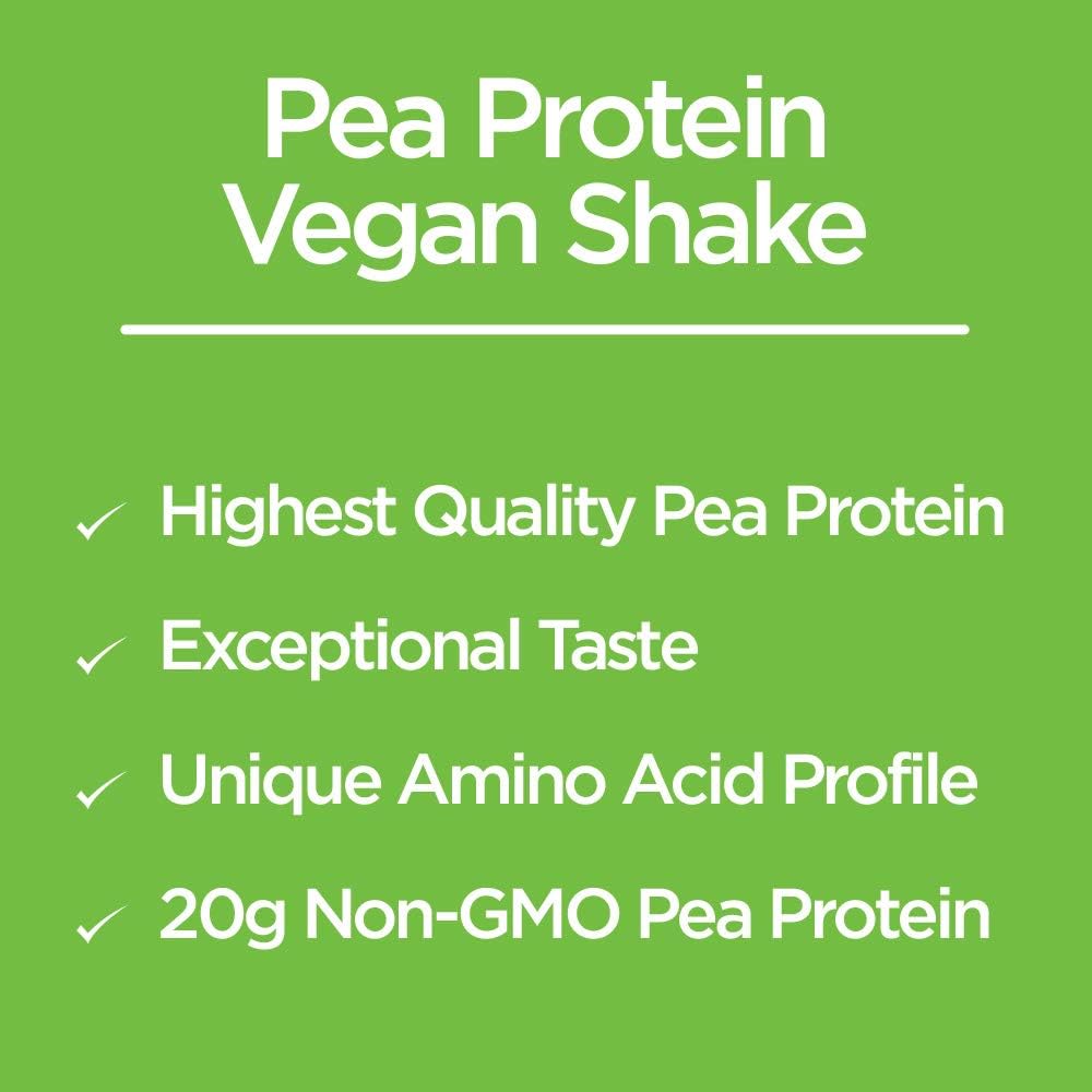 Vegansmart Plant Based Pea Protein Powder by Naturade - Vanilla (15 Servings): Health & Personal Care