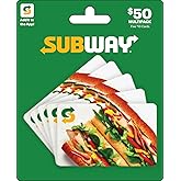 Subway Gift Card, Multipack of 5
